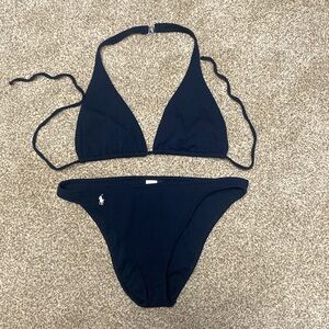 Ralph Lauren bikini, navy, size large